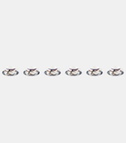 Missoni Nastri set of 6 teacups and saucers