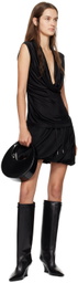 Helmut Lang Black Bubble Miniskirt