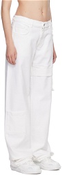 1017 ALYX 9SM White Oversized Jeans