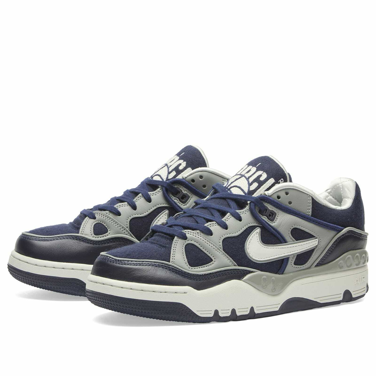 Nike x Nigo Air Force 3 Low SP Sneaker in Midnight Navy/Off White/Shadow Grey