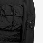 C.P. Company Men's Flatt Nylon Utility Overshirt in Black