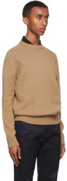 Saint Laurent Brown Wool Raglan Sweater