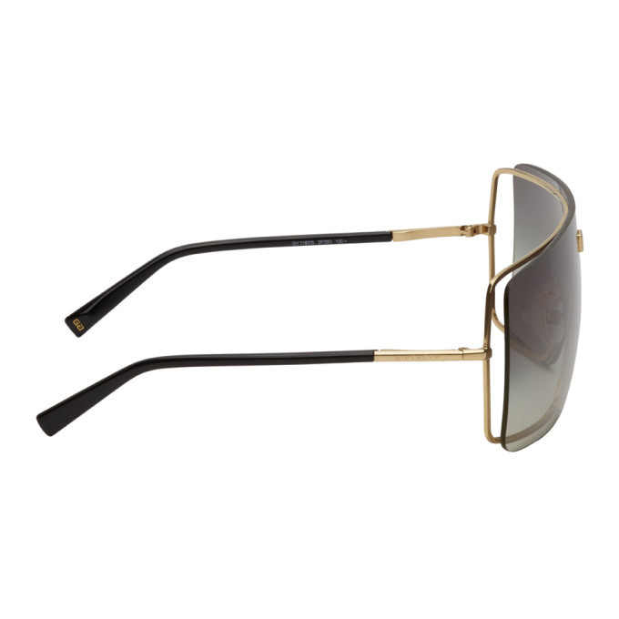 Givenchy Black and Gold Square Sunglasses Givenchy GV40071I 01N Sunglasses - US main image 4