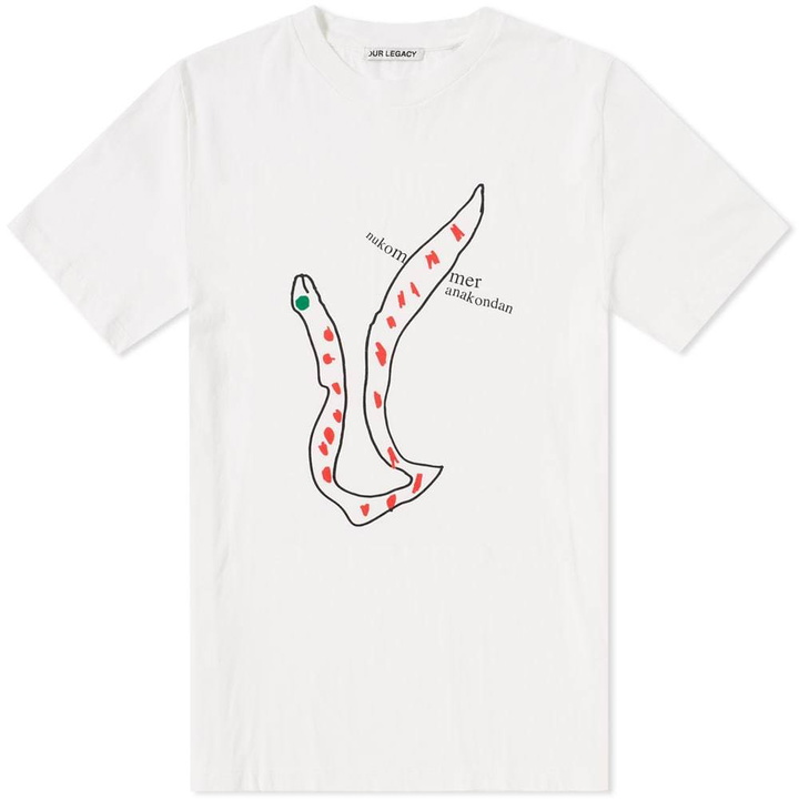 Photo: Our Legacy Anaconda Drawing Tee White