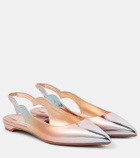 Christian Louboutin Hot Chickita Sling leather slingback flats