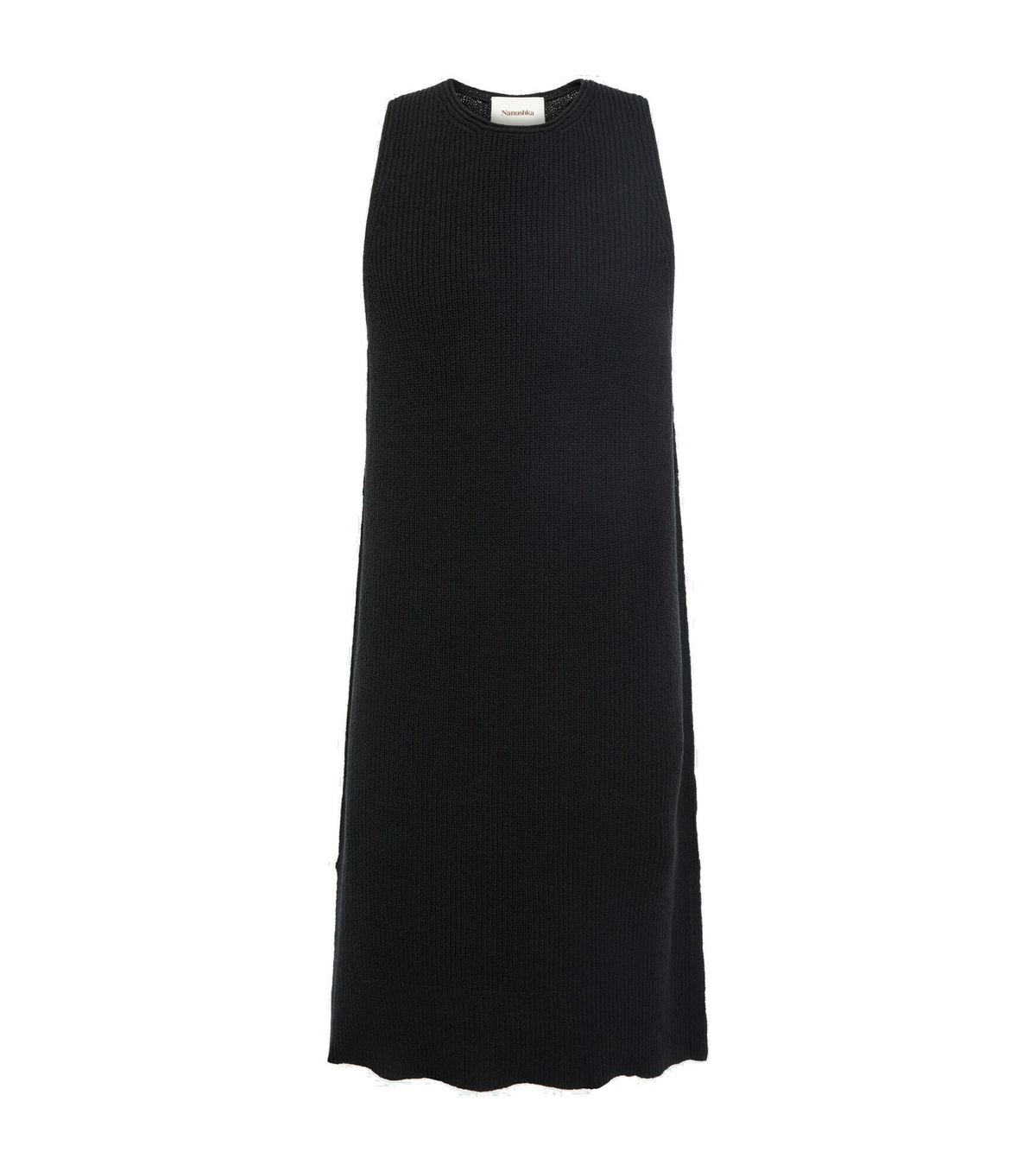 Nanushka Black Synthetic Leather Mikael Top Nanushka