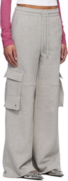 We11done Gray Cargo Lounge Pants