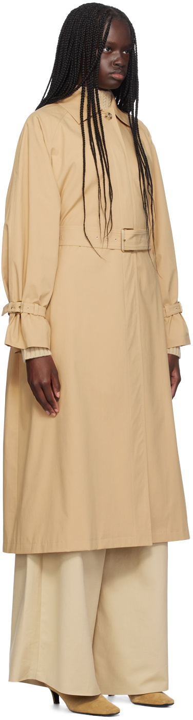 Max Mara Beige Memo Trench Coat Max Mara