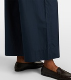 'S Max Mara Cotton cropped wide-leg pants