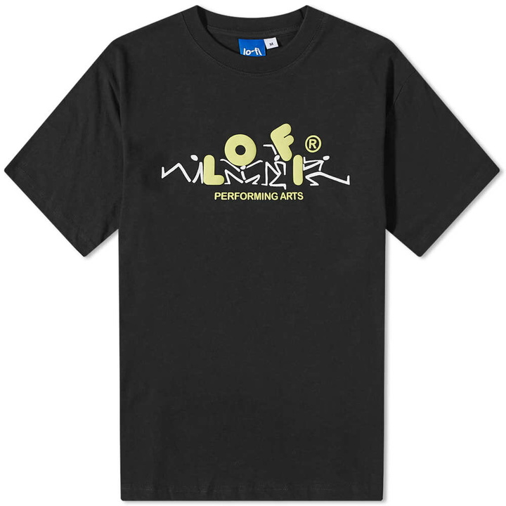 Photo: Lo-Fi Men's Performing Arts T-Shirt in Black