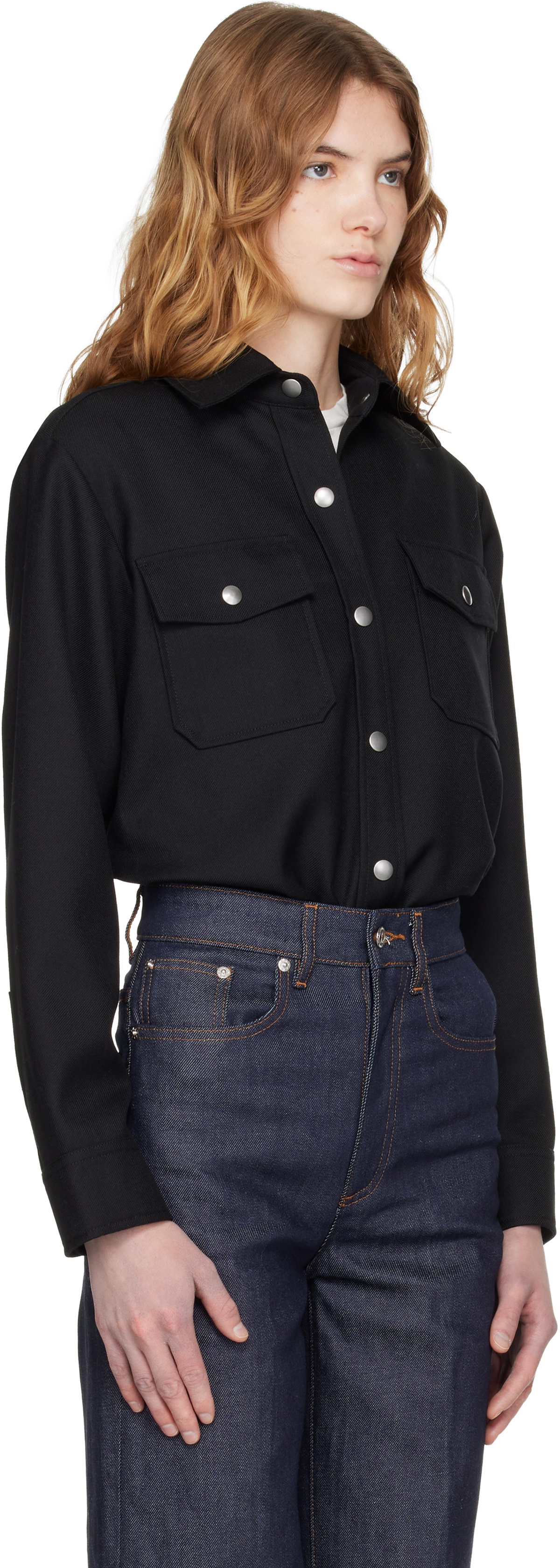 A.P.C. Black Over Shirt