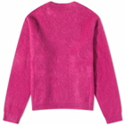 ERL Unisex Kiss Mohair Intarsia Sweater in Purple
