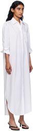 The Frankie Shop White Helena Shirt Maxi Dress