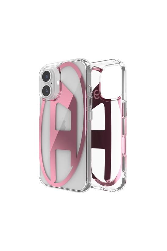Photo: Diesel Oval D Mirror Case for i P 16 - Cases - Unisex - Pink