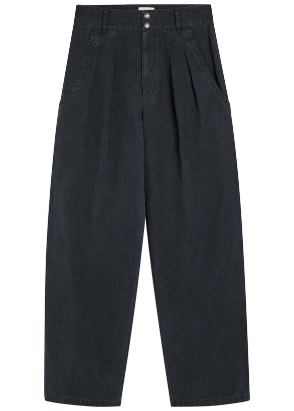 Photo: Isabel Marant étoile Nadine Wide-leg Trousers Black