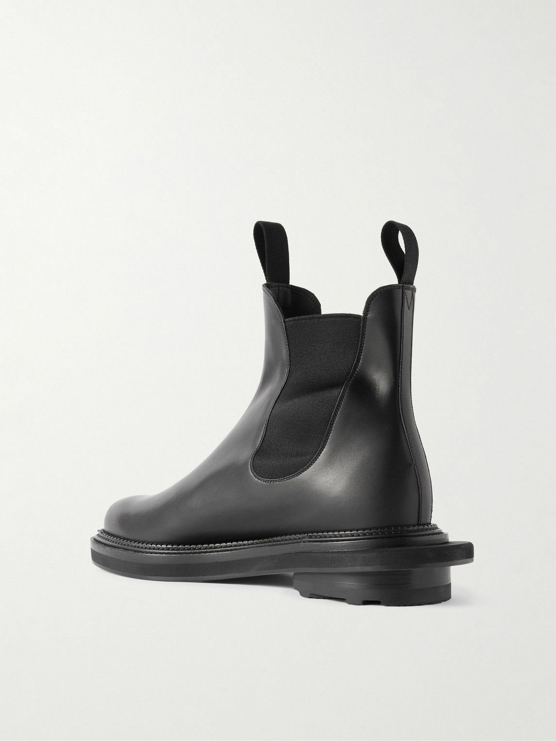 J.M. Weston - Sacai Leather Chelsea Boots - Black J.M. Weston