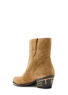Etro Texan Suede Ankle Boots Brown