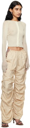 Isa Boulder SSENSE Exclusive Beige Chute Lounge Pants