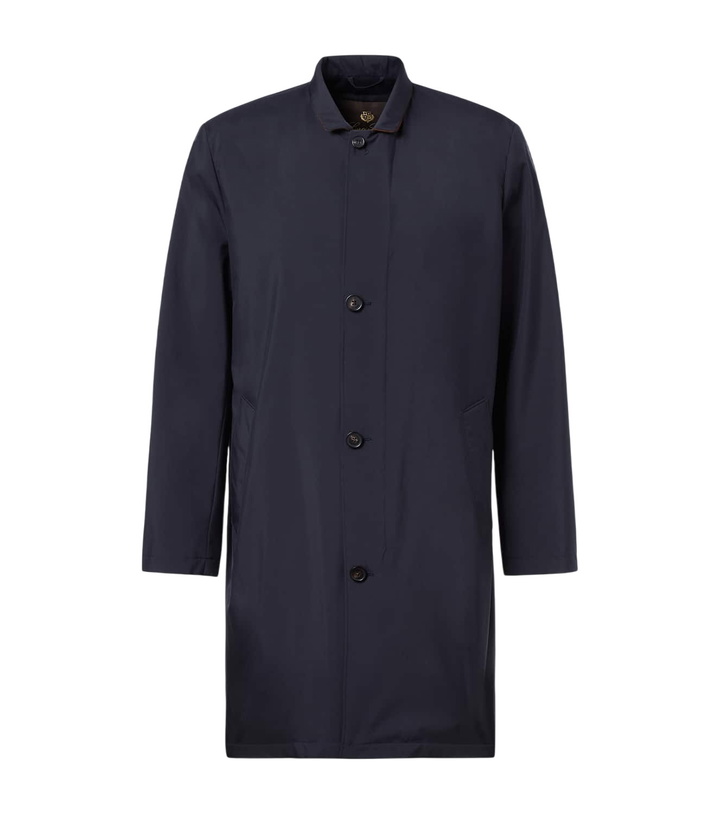 Photo: Loro Piana Windmate® suede-trimmed coat