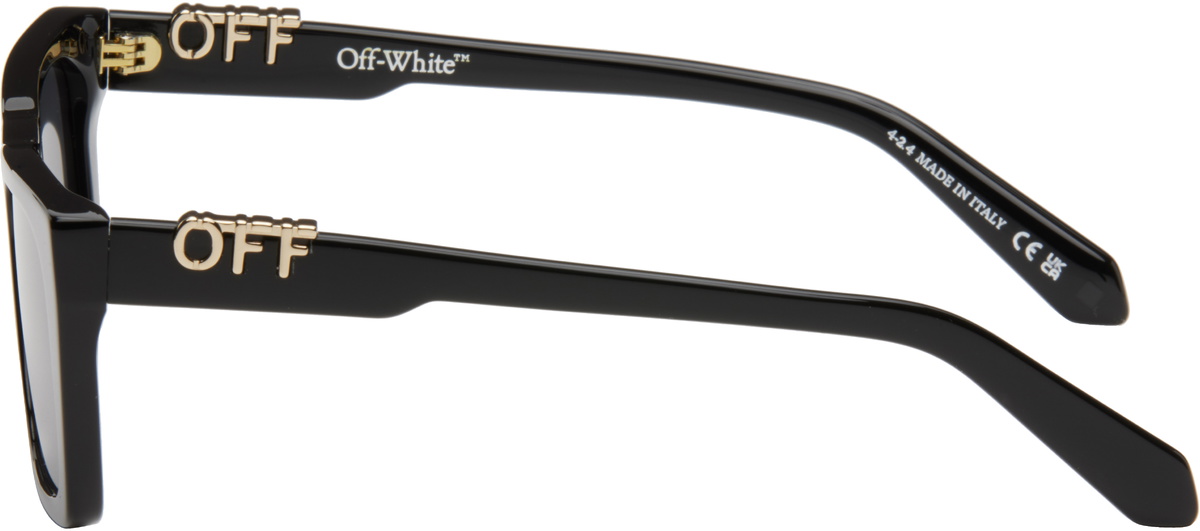 【送料&関税込】Off-White Albany Sunglasses - Unisex Off-White Black Albany Sunglasses Off-White