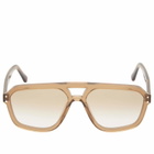 Monokel Jet Sunglasses in Cola/Brown Gradient 