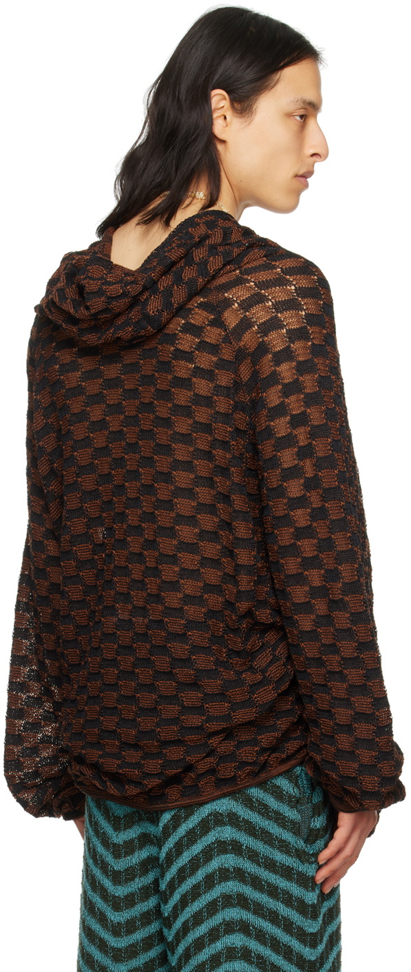 Isa Boulder SSENSE Exclusive Black & Orange Hoodie