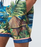 Dolce&Gabbana Printed swim trunks