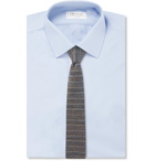 Missoni - 6cm Knitted Cotton and Silk-Blend Tie - Blue