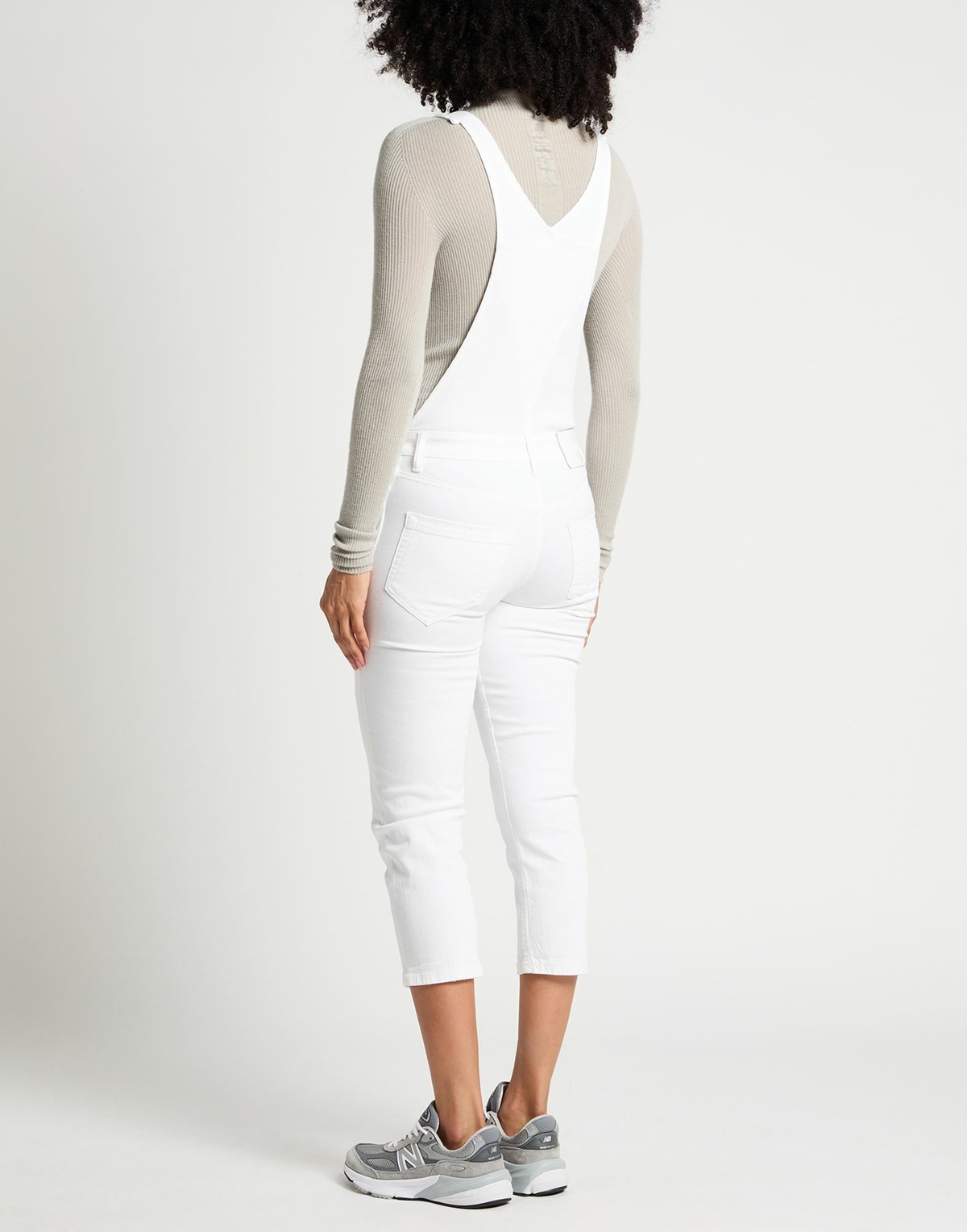 Dondup Womens Overalls in White