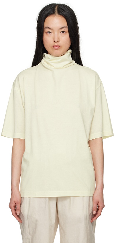 Photo: LEMAIRE Yellow Scarf T-Shirt