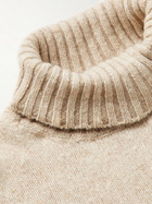 Inis Meáin - Donegal Merino Wool and Cashmere-Blend Rollneck Sweater - Neutrals