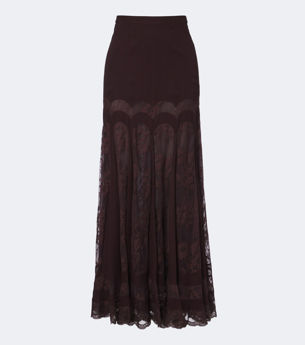 Zimmermann Valiant lace and silk maxi skirt