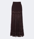 Zimmermann Valiant lace and silk maxi skirt