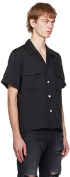 Second/Layer SSENSE Exclusive Black Pin Point Shirt