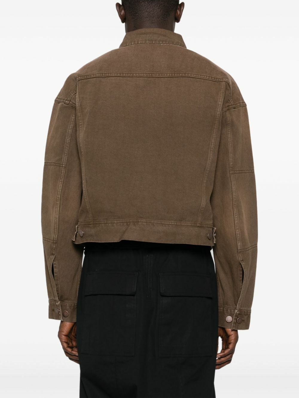ENTIRE STUDIOS Brown Cotton Denim Jacket