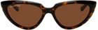 Balenciaga Tortoiseshell Cat-Eye Sunglasses