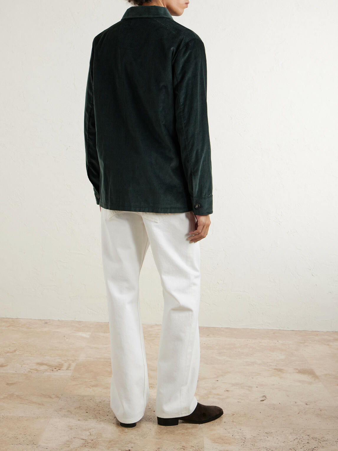 Gabriela Hearst - Javier Cotton-Corduroy Overshirt - Green