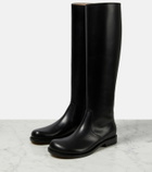 Loewe Campo leather knee-high boots