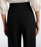 Carolina Herrera Wool-blend wide-leg pants