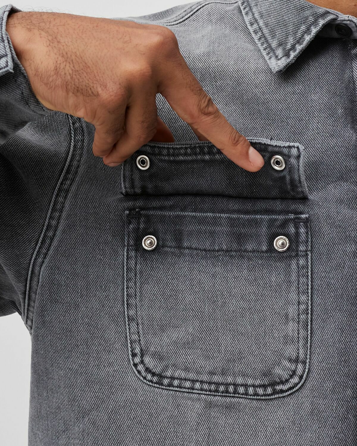 Carhartt Wip Salinac Shirt Jacket Black Overshirts Carhartt WIP