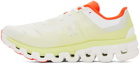 On White & Green Cloudflow 4 Sneakers