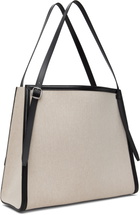 Coperni Beige Branded Canvas Belt Tote