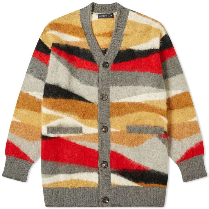 Photo: Undercover Oversized Patchwork Cardigan