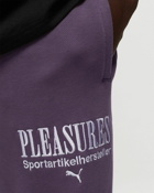 Puma Puma X Pleasures Sweatpants Purple - Mens - Sweatpants