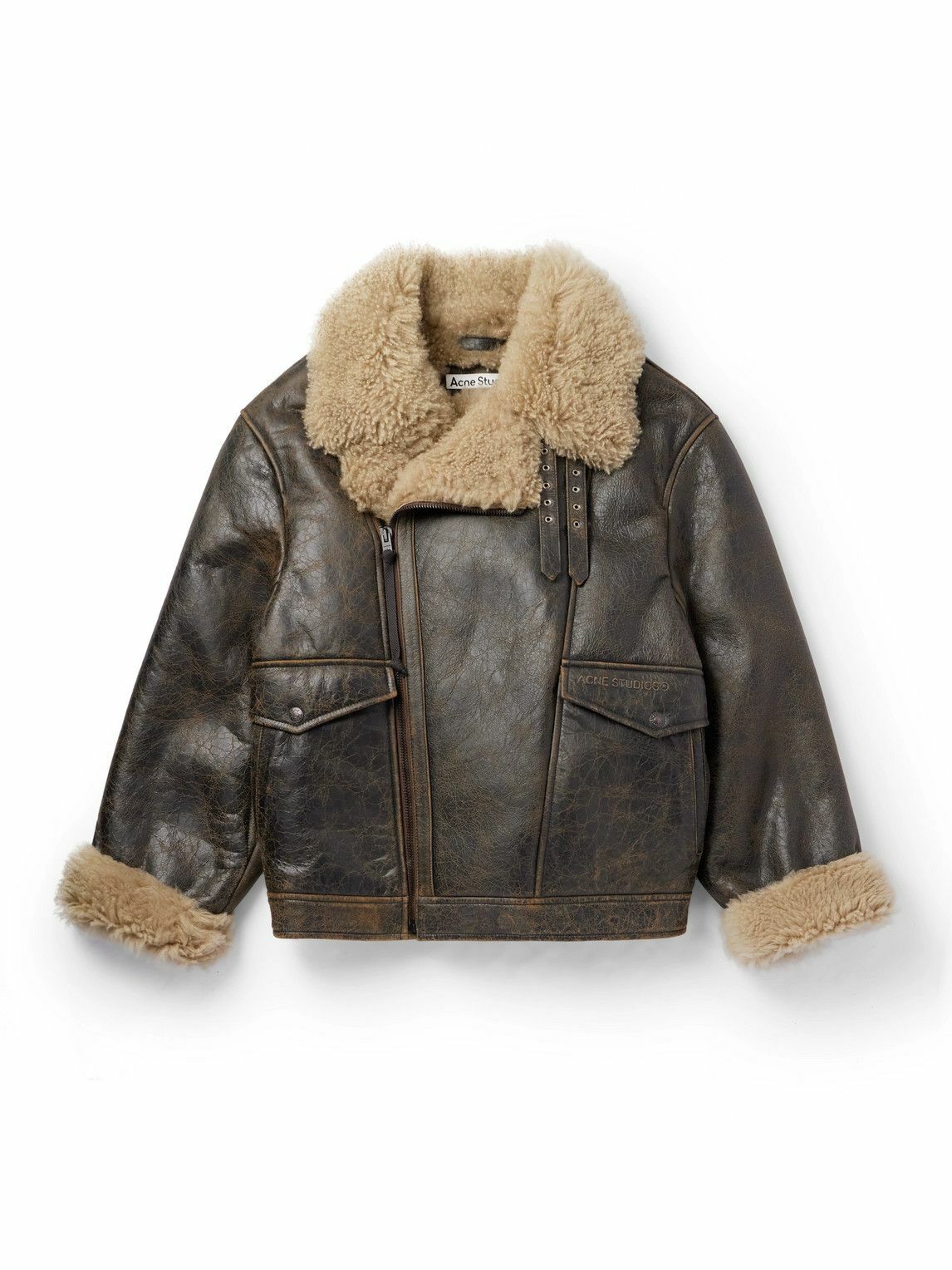 Acne Studios - Shearling Jacket - Brown Acne Studios