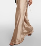 The Sei Silk satin gown