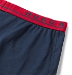 Hugo Boss - Three-Pack Stretch-Cotton Boxer Briefs - Blue