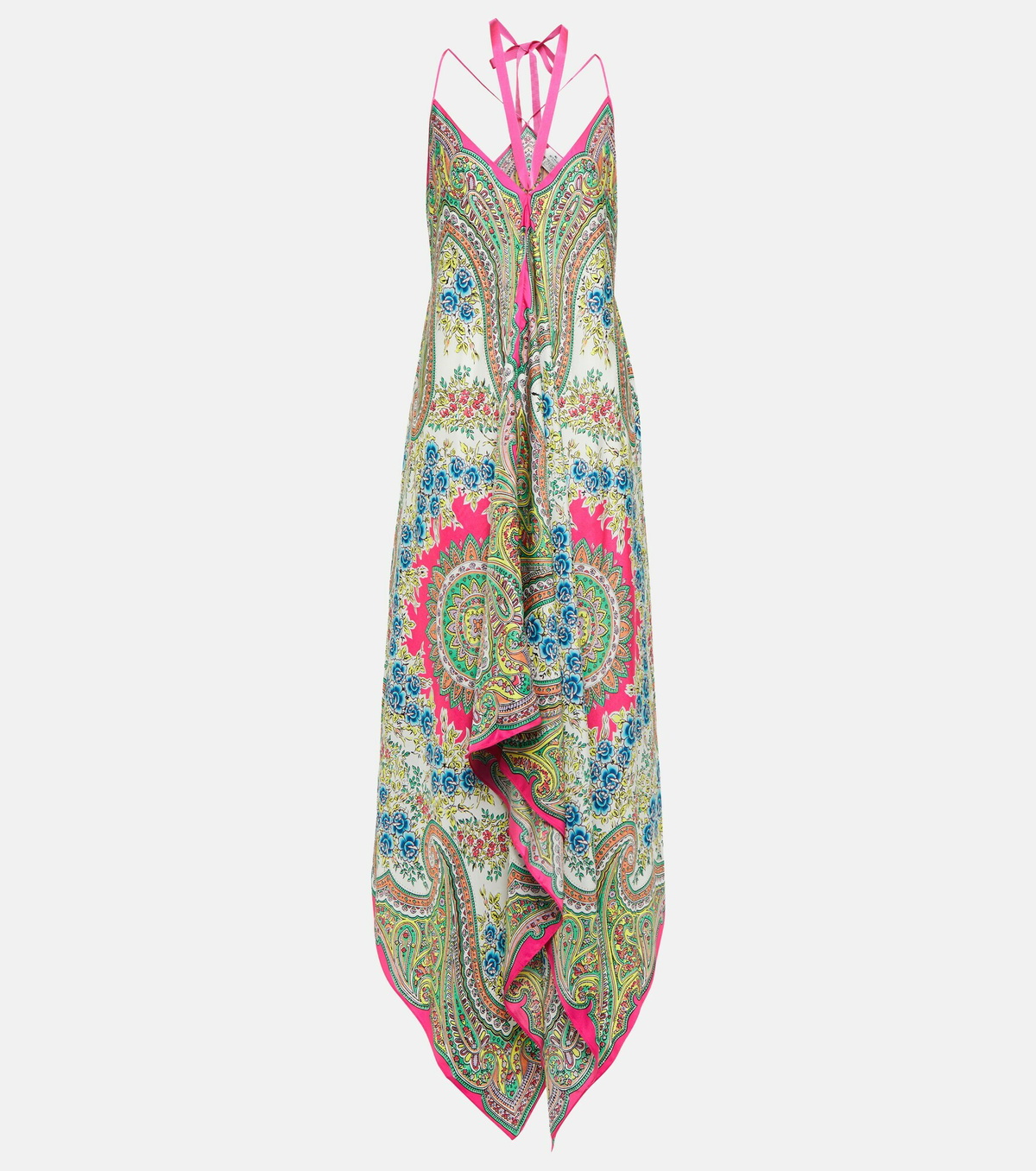 Etro - Printed halterneck maxi dress Etro