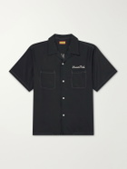Human Made - Souvenir Logo-Embroidered Poplin Shirt - Black