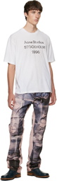 Acne Studios Off-White Sprayed Logo T-shirt